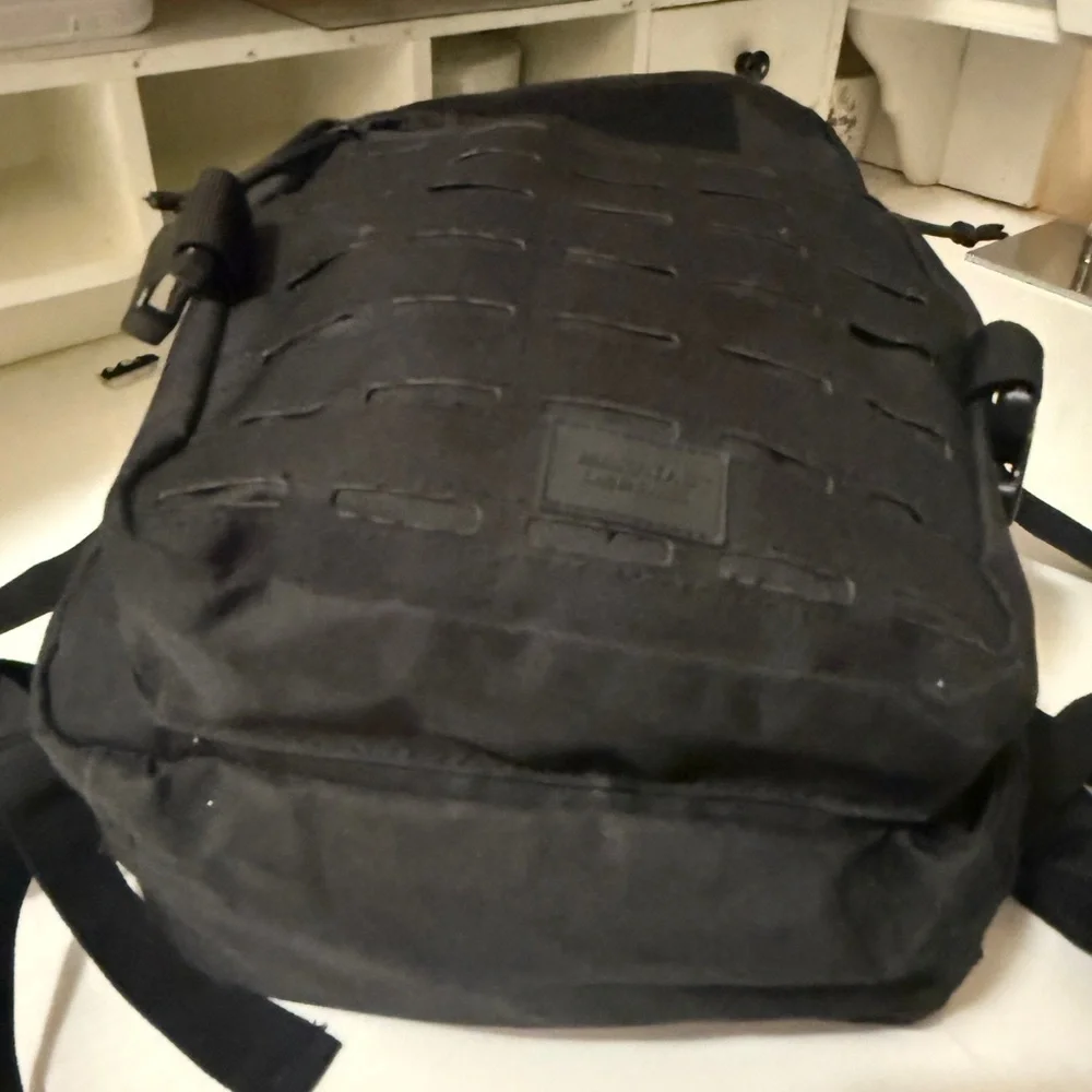 Tactical Black Backpack